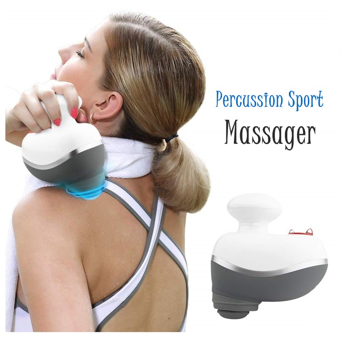 Buy Percussion Sport Body Massager Waterproof Back Neck Massager Cordless Rechargeable Car
